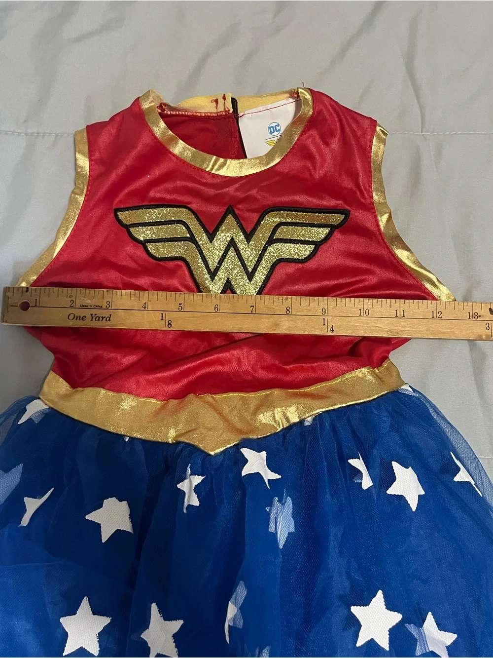 Rubie's Red and Blue Star Superhero Tutu Costume For Todflers
